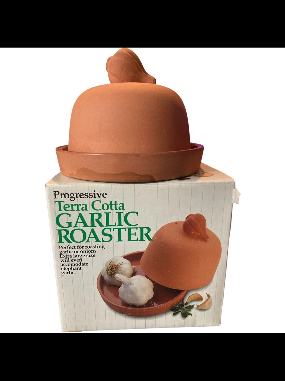Progressive Terra Cotta Garlic Roaster